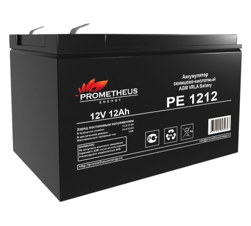 Батарея для ИБП Prometheus Energy РЕ1212 12В 12Ач Батарея для ИБП Prometheus Energy РЕ1212 12В 12Ач
