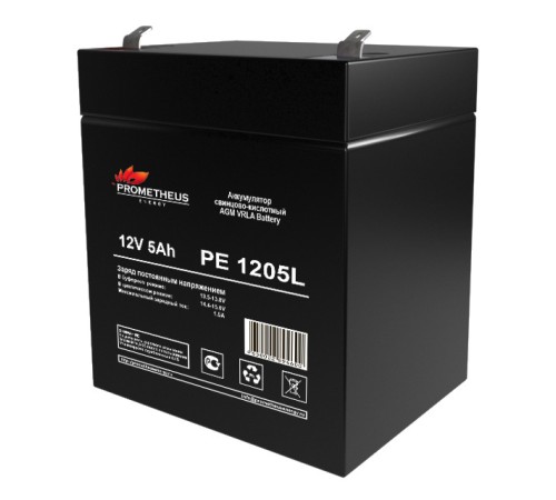 Батарея для ИБП Prometheus Energy РЕ1205L 12В 5Ач Батарея для ИБП Prometheus Energy РЕ1205L 12В 5Ач