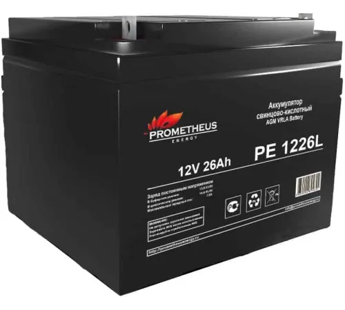 Батарея для ИБП Prometheus Energy PE 1226L 12В 26Ач Батарея для ИБП Prometheus Energy PE 1226L 12В 26Ач