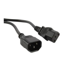 Шнур питания Hyperline PWC-IEC13-IEC14-5.0-BK C13-С14 проводник.:3x1.0мм2 5м 250В 10А (упак.:1шт) черный