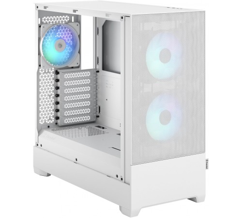 Корпус Fractal Design PoP Air RGB White TG белый без БП ATX 3x120mm 2xUSB3.0 audio bott PSU
