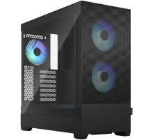 Корпус Fractal Design PoP Air RGB Black TG черный без БП ATX 3x120mm 2xUSB3.0 audio bott PSU