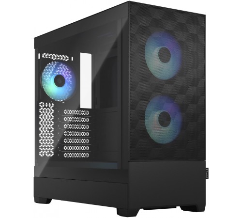 Корпус Fractal Design PoP Air RGB Black TG черный без БП ATX 3x120mm 2xUSB3.0 audio bott PSU