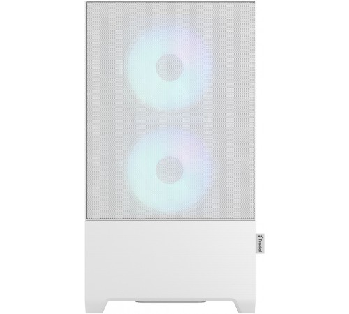 Корпус Fractal Design PoP Mini Air RGB White TG белый без БП ATX 3x120mm 2xUSB3.0 audio bott PSU