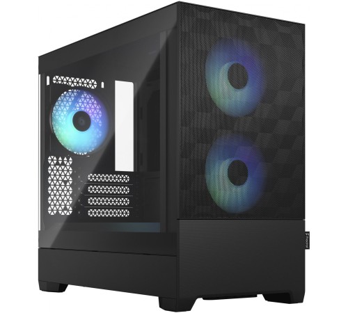 Корпус Fractal Design PoP Mini Air RGB Black TG черный без БП ATX 3x120mm 2xUSB3.0 audio bott PSU