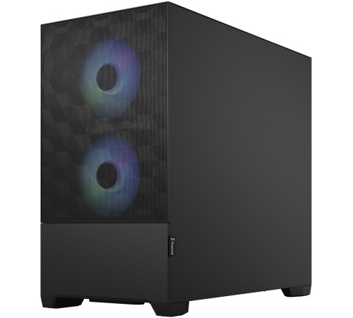 Корпус Fractal Design PoP Mini Air RGB Black TG черный без БП ATX 3x120mm 2xUSB3.0 audio bott PSU