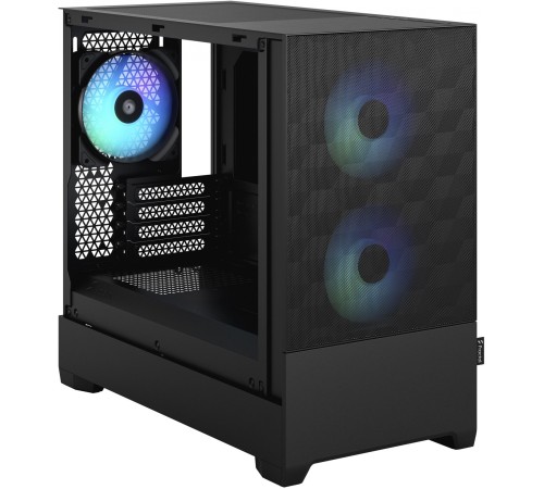 Корпус Fractal Design PoP Mini Air RGB Black TG черный без БП ATX 3x120mm 2xUSB3.0 audio bott PSU