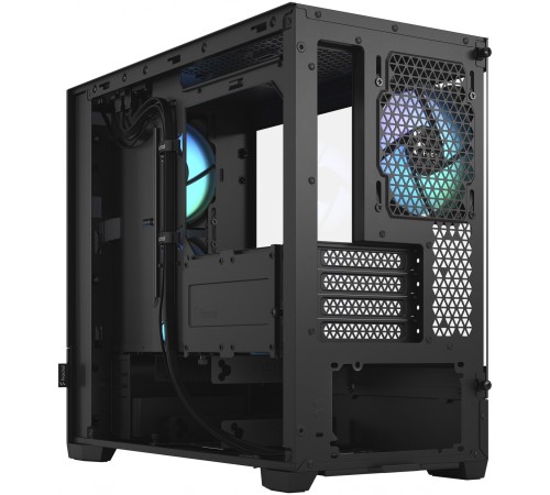 Корпус Fractal Design PoP Mini Air RGB Black TG черный без БП ATX 3x120mm 2xUSB3.0 audio bott PSU