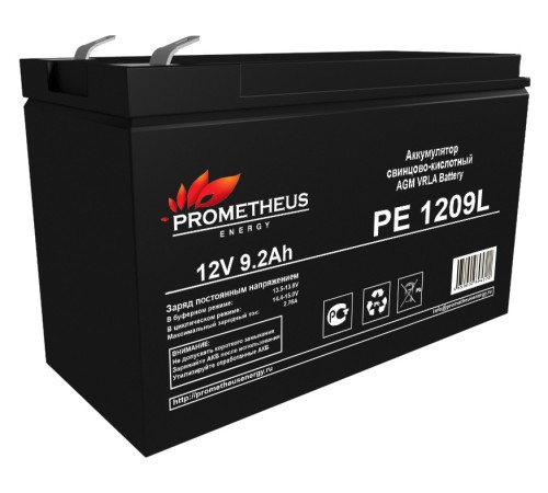 Батарея для ИБП Prometheus Energy PE 1209L 12В 9.2Ач Батарея для ИБП Prometheus Energy PE 1209L 12В 9.2Ач