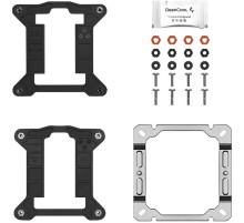 Устройство охлаждения(кулер) Deepcool AG400 LED Soc-AM5/AM4/1151/1200/1700 4-pin 18-32dB Al+Cu 130W 614gr LED Ret