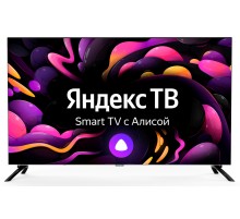 Телевизор LED Hyundai 40" H-LED40BS5003 Яндекс.ТВ Frameless черный FULL HD 60Hz DVB-T DVB-T2 DVB-C DVB-S DVB-S2 USB WiFi Smart TV