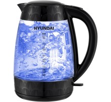 Чайник электрический Hyundai HYK-G4505 2л. 2200Вт черный (корпус: стекло)