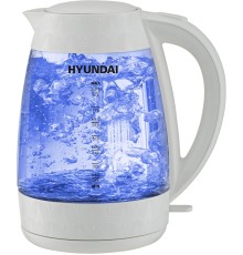 Чайник электрический Hyundai HYK-G4506 2л. 2200Вт белый (корпус: стекло)