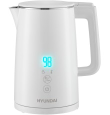 Чайник электрический Hyundai HYK-S5508 1.5л. 2200Вт белый (корпус: металл/пластик)