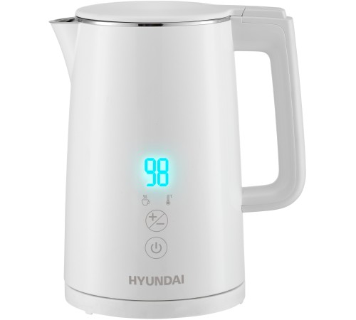 Чайник электрический Hyundai HYK-S5508 1.5л. 2200Вт белый (корпус: металл/пластик) Чайник электрический Hyundai HYK-S5508 1.5л. 2200Вт белый (корпус: металл/пластик)