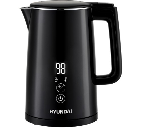 Чайник электрический Hyundai HYK-S5509 1.5л. 2200Вт черный (корпус: металл/пластик) Чайник электрический Hyundai HYK-S5509 1.5л. 2200Вт черный (корпус: металл/пластик)