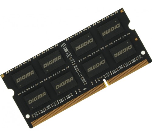 Память DDR3 8Gb 1600MHz Digma DGMAS31600008D RTL PC3-12800 CL11 SO-DIMM 204-pin 1.5В dual rank Память DDR3 8Gb 1600MHz Digma DGMAS31600008D RTL PC3-12800 CL11 SO-DIMM 204-pin 1.5В dual rank