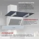 Вытяжка каминная MBS Meryta 160 Glass White белый стекло управление: кнопочное (1 мотор)