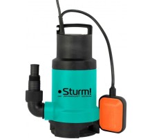 Sturm! WP9775P Насос для грязной воды Sturm, 750 Вт, част. до 30мм, 230 л/мин, напор 8,5м  STURM [WP9775P]