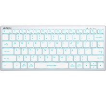 Клавиатура A4Tech Fstyler FX61 белый/синий USB slim Multimedia LED