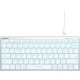 Клавиатура A4Tech Fstyler FX61 белый/синий USB slim Multimedia LED