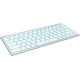 Клавиатура A4Tech Fstyler FX61 белый/синий USB slim Multimedia LED