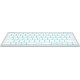 Клавиатура A4Tech Fstyler FX61 белый/синий USB slim Multimedia LED