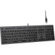 Клавиатура A4Tech Fstyler FX60H серый/белый USB slim Multimedia LED