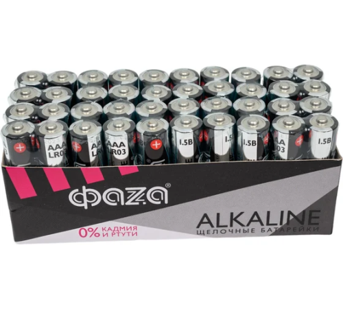 Элемент питания LR03 (AAA) алкалиновая уп. 40 шт. Alkaline Pack-40