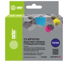 Картридж струйный Cactus CS-EPT0793 пурпурный (13.8мл) для Epson Stylus Photo 1400/1500/PX700/710
