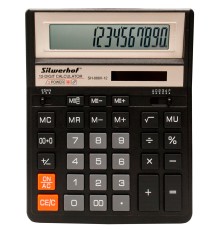 Калькулятор настольный Silwerhof SH-888X-12 черный 12-разр.