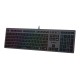 Клавиатура A4Tech Fstyler FX60 серый USB slim Multimedia LED