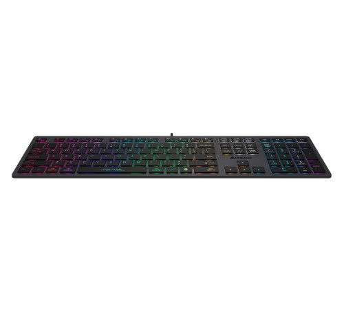 Клавиатура A4Tech Fstyler FX60 серый USB slim Multimedia LED Клавиатура A4Tech Fstyler FX60 серый USB slim Multimedia LED