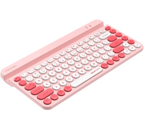 Клавиатура A4Tech Fstyler FBK30 розовый USB беспроводная BT/Radio slim Multimedia