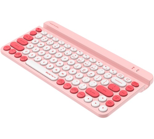 Клавиатура A4Tech Fstyler FBK30 розовый USB беспроводная BT/Radio slim Multimedia
