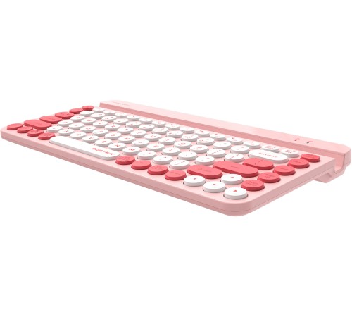 Клавиатура A4Tech Fstyler FBK30 розовый USB беспроводная BT/Radio slim Multimedia