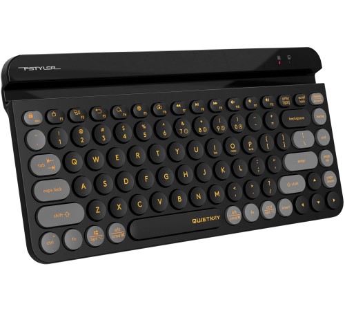 Клавиатура A4Tech Fstyler FBK30 черный/серый USB беспроводная BT/Radio slim Multimedia Клавиатура A4Tech Fstyler FBK30 черный/серый USB беспроводная BT/Radio slim Multimedia