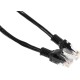 Патч-корд PP12-0.25M/BK 1000G UTP 4 пары cat5E CCA molded 0.25м черный RJ-45 (m)-RJ-45 (m)