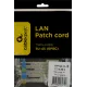 Патч-корд PP12-0.25M/B 1000G UTP 4 пары cat5E CCA molded 0.25м синий RJ-45 (m)-RJ-45 (m)