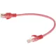 Патч-корд PP12-0.25M/RO 1000G UTP 4 пары cat5E CCA molded 0.25м розовый RJ-45 (m)-RJ-45 (m)