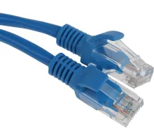 Патч-корд PP12-5M/B 1000G UTP 4 пары cat5E CCA molded 5м синий RJ-45 (m)-RJ-45 (m)