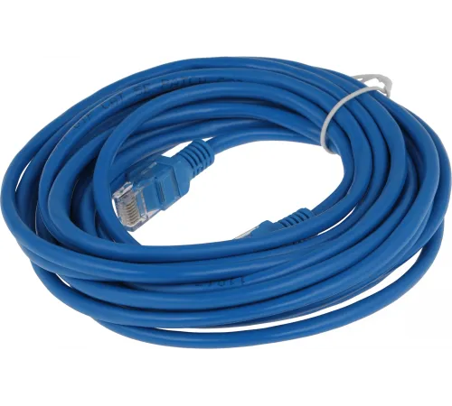 Патч-корд PP12-5M/B 1000G UTP 4 пары cat5E CCA molded 5м синий RJ-45 (m)-RJ-45 (m)