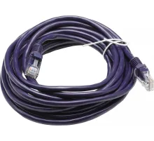 Патч-корд PP12-5M/V 1000G UTP 4 пары cat5E CCA molded 5м фиолетовый RJ-45 (m)-RJ-45 (m)