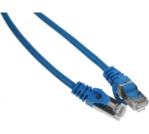 Патч-корд PP22-2M/B 1000G FTP 4 пары cat5E CCA molded 2м синий RJ-45 (m)-RJ-45 (m)