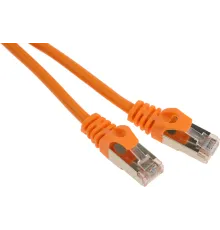 Патч-корд PP22-2M/O 1000G FTP 4 пары cat5E CCA molded 2м оранжевый RJ-45 (m)-RJ-45 (m)