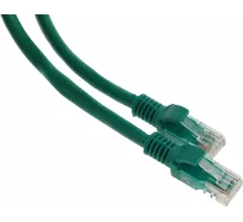 Патч-корд PP6U-0.5M/G 10000G UTP 4 пары cat6 CCA molded 0.5м зеленый RJ-45 (m)-RJ-45 (m)