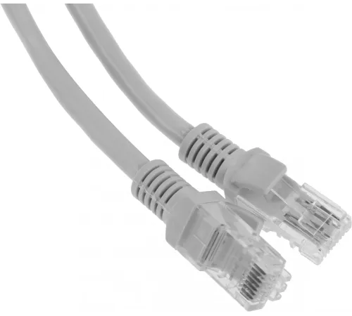 Патч-корд PP6U-1M 10000G UTP 4 пары cat6 CCA molded 1м серый RJ-45 (m)-RJ-45 (m)