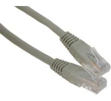 Патч-корд Premier PP6U-15M 10000Гбит/с UTP 4 пары cat.6 CCA molded 15м серый RJ-45 (m)-RJ-45 (m)