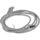 Патч-корд PP6-2M 10000G FTP 4 пары cat6 CCA molded 2м серый RJ-45 (m)-RJ-45 (m)