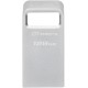Флеш Диск Kingston 128Gb DataTraveler Micro DTMC3G2/128GB USB3.0 серебристый